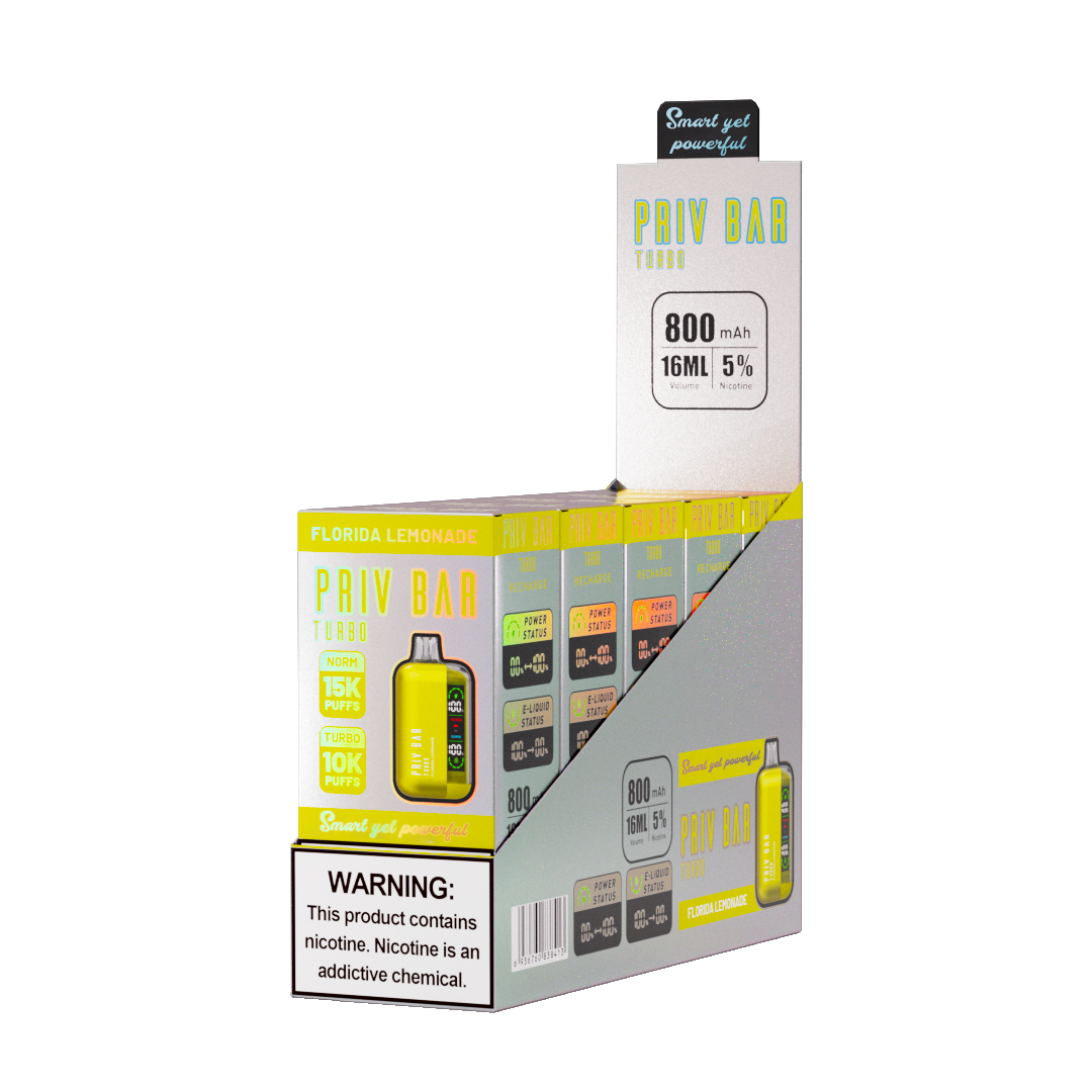 Priv Bar Vape Smok Priv Bar Turbo Blue Razz Lemon
